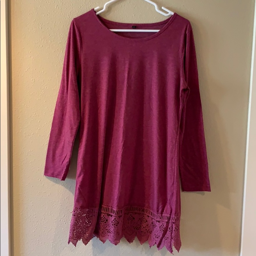Maroon Tunic